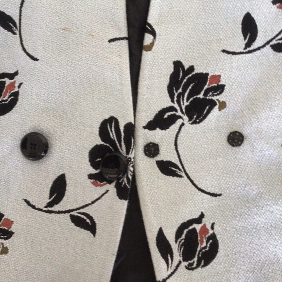 ZARA  BLUE BLACK FLORAL BUBBLE COAT SIZE  XS/SMALL - Picture 15 of 15